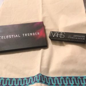NWT celestial thunder palette & NARS lip pigment.